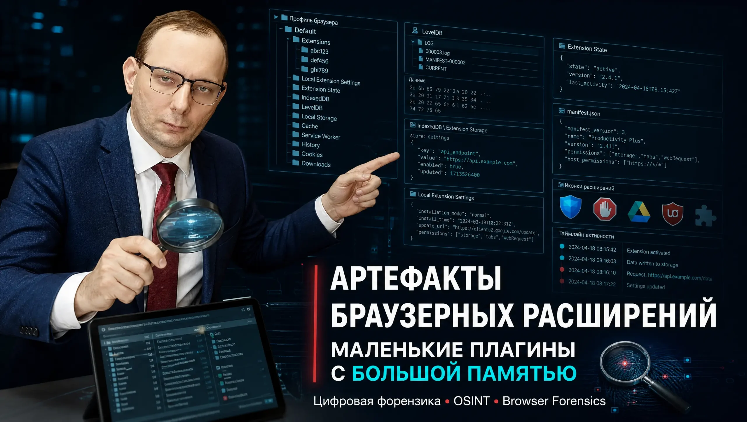 Артефакты браузерных расширений: маленькие плагины с большой памятью