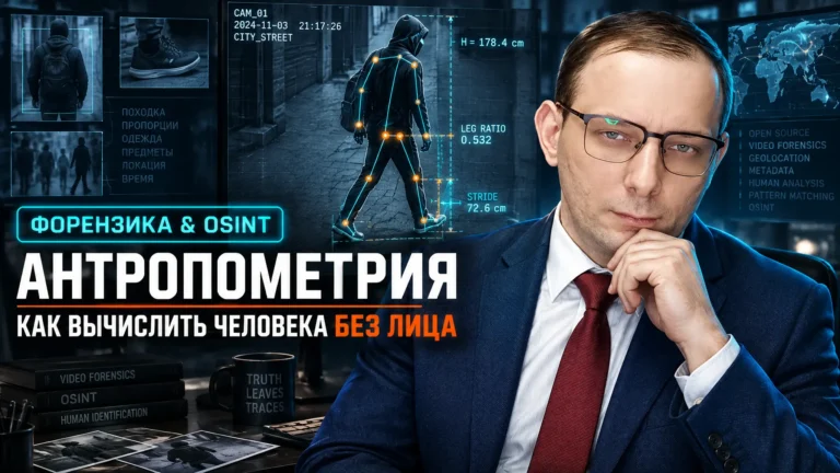 Антропометрия по видео: как идентифицируют человека без лица