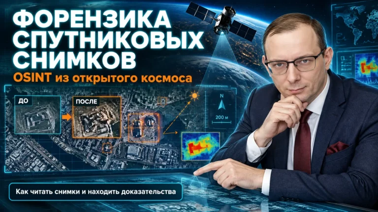 Форензика спутниковых снимков: OSINT из открытого космоса