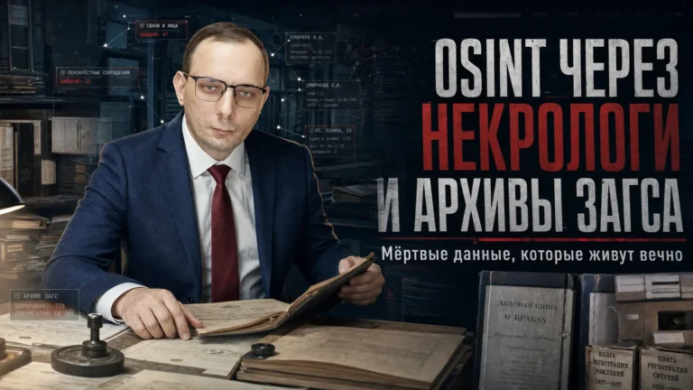 OSINT через некрологи и архивы ЗАГСа: мёртвые данные, которые живут вечно
