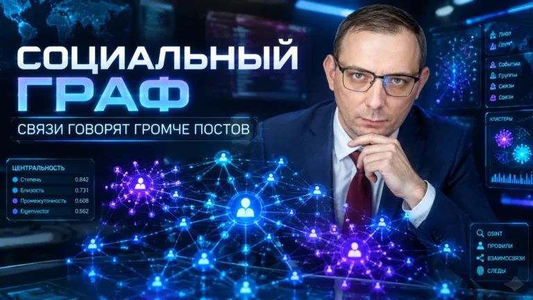 Социальный граф как улика: как связи между аккаунтами говорят громче, чем сами посты