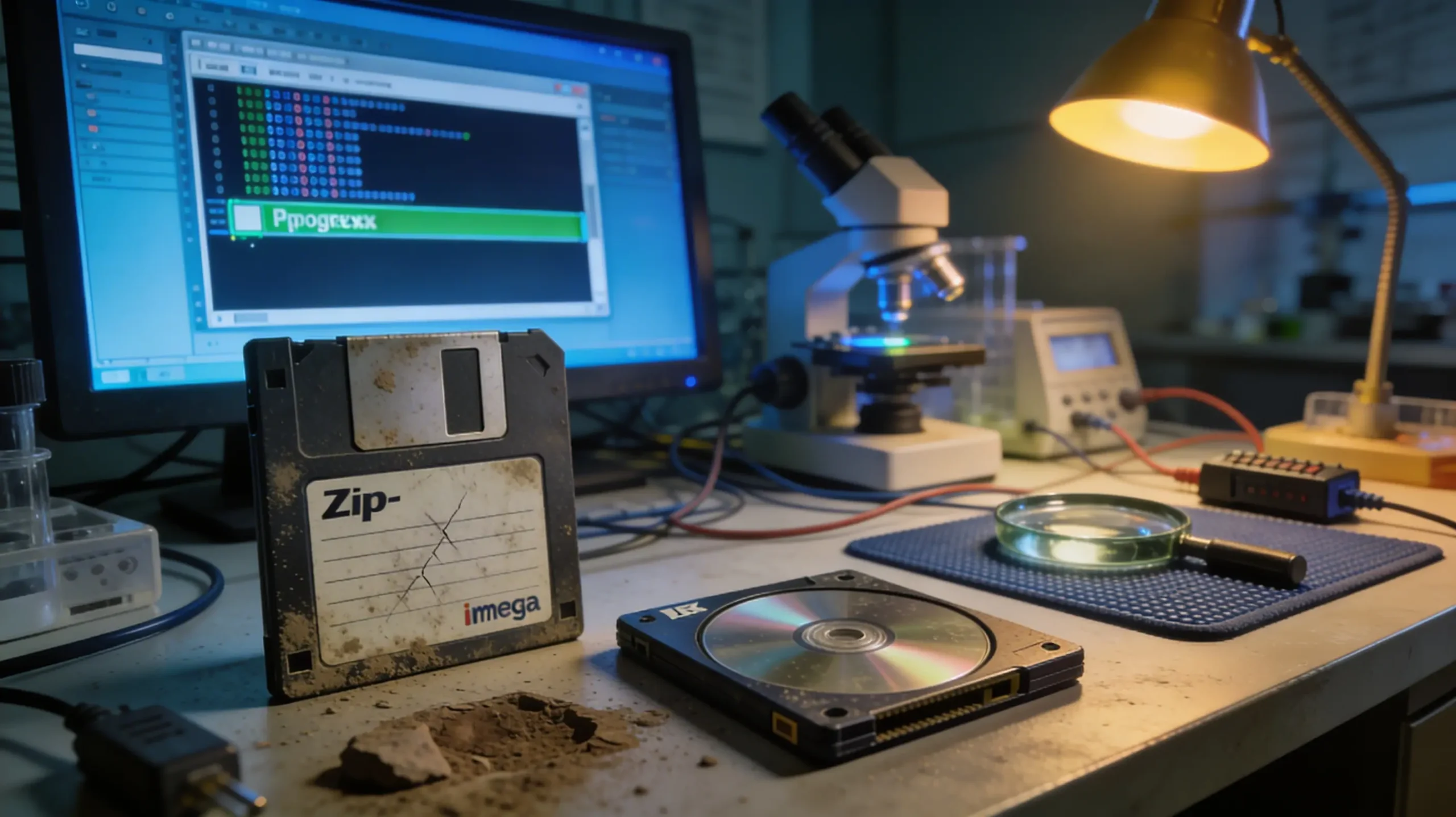 Цифровая археология: восстановление данных из древних носителей (дискеты, CD, Zip-диски)