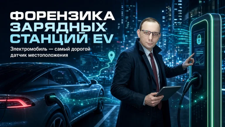 Форензика зарядных станций EV: электромобиль - самый дорогой датчик местоположения